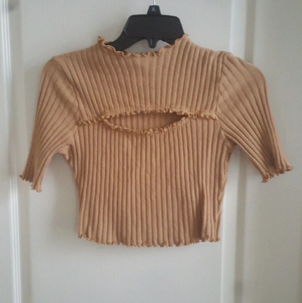 Mustard Crop Top